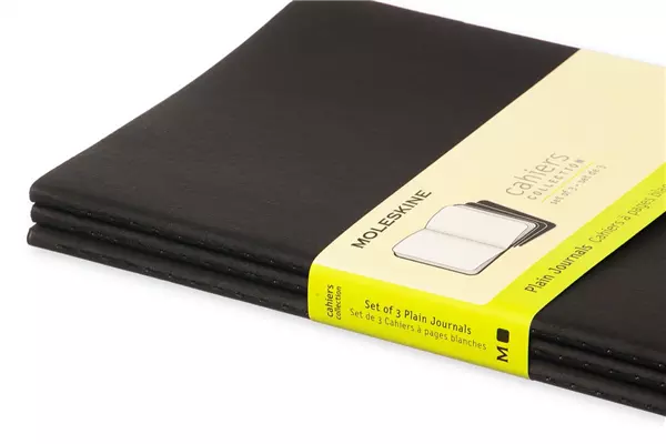 Een Moleskine Cahier Plain Notebook Large Black koop je bij Moleskine.nl